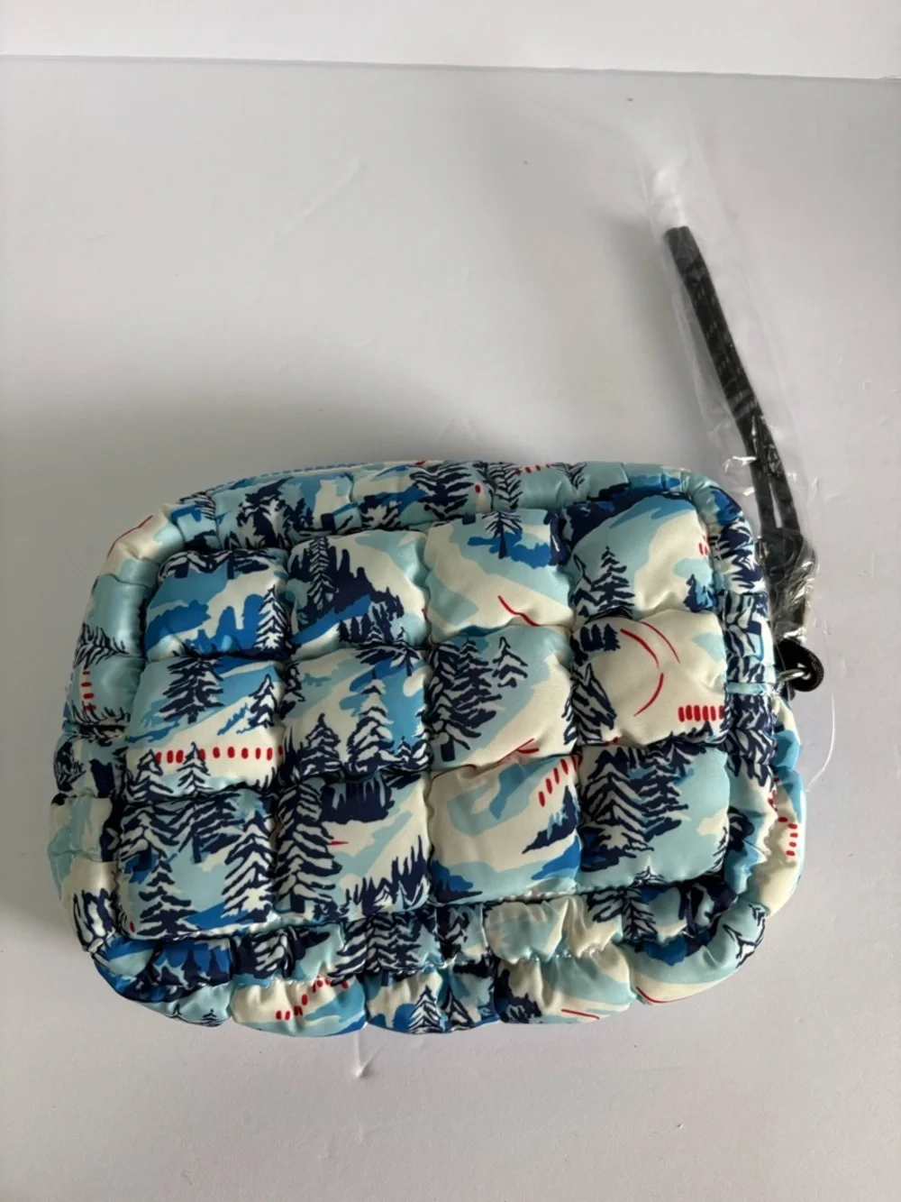NWOT Free People FP Movement Printed Quilted Mini Case